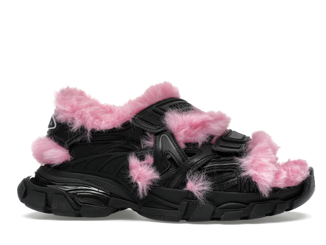 Vue 2 de Balenciaga Track Sandals Black 