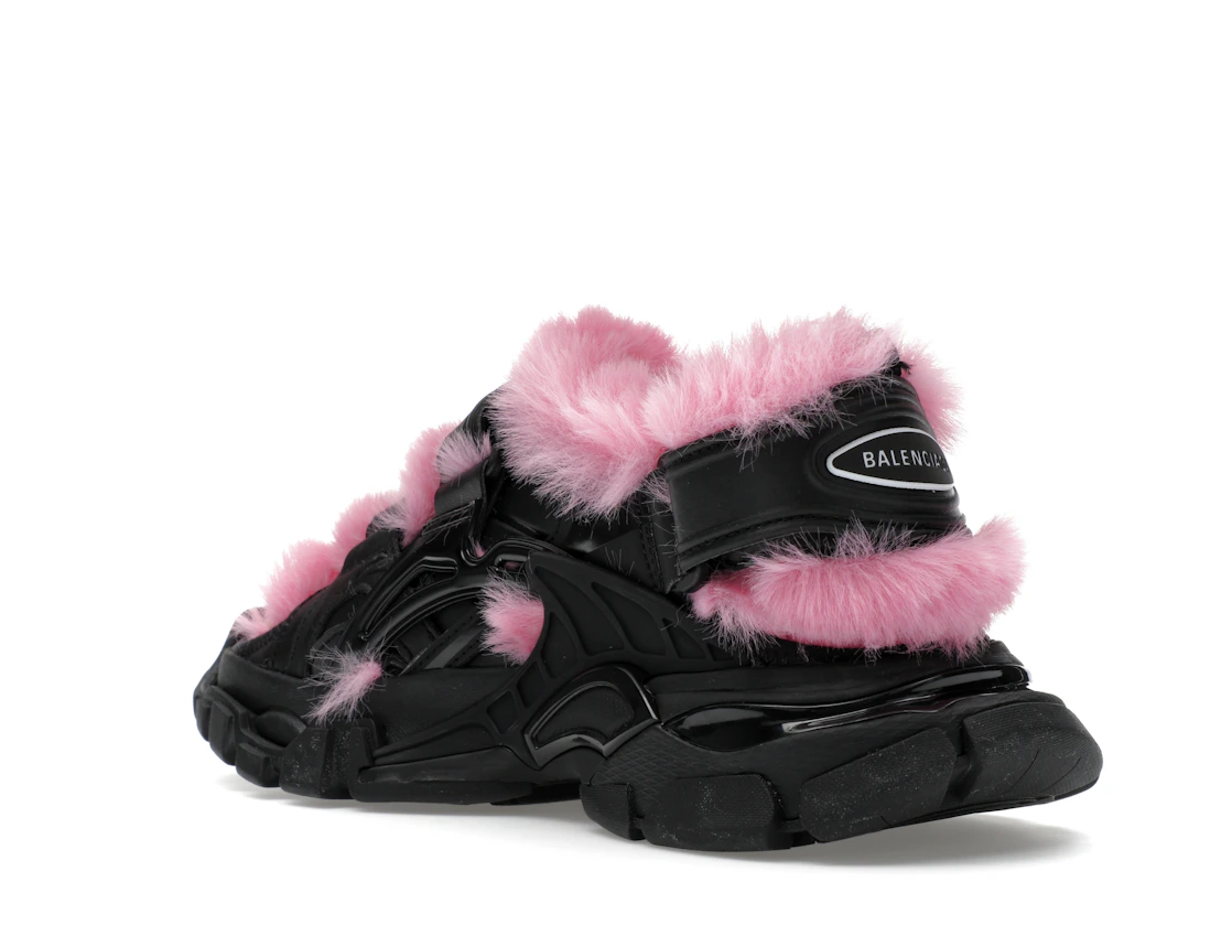 Vue 24 de Balenciaga Track Sandals Black 