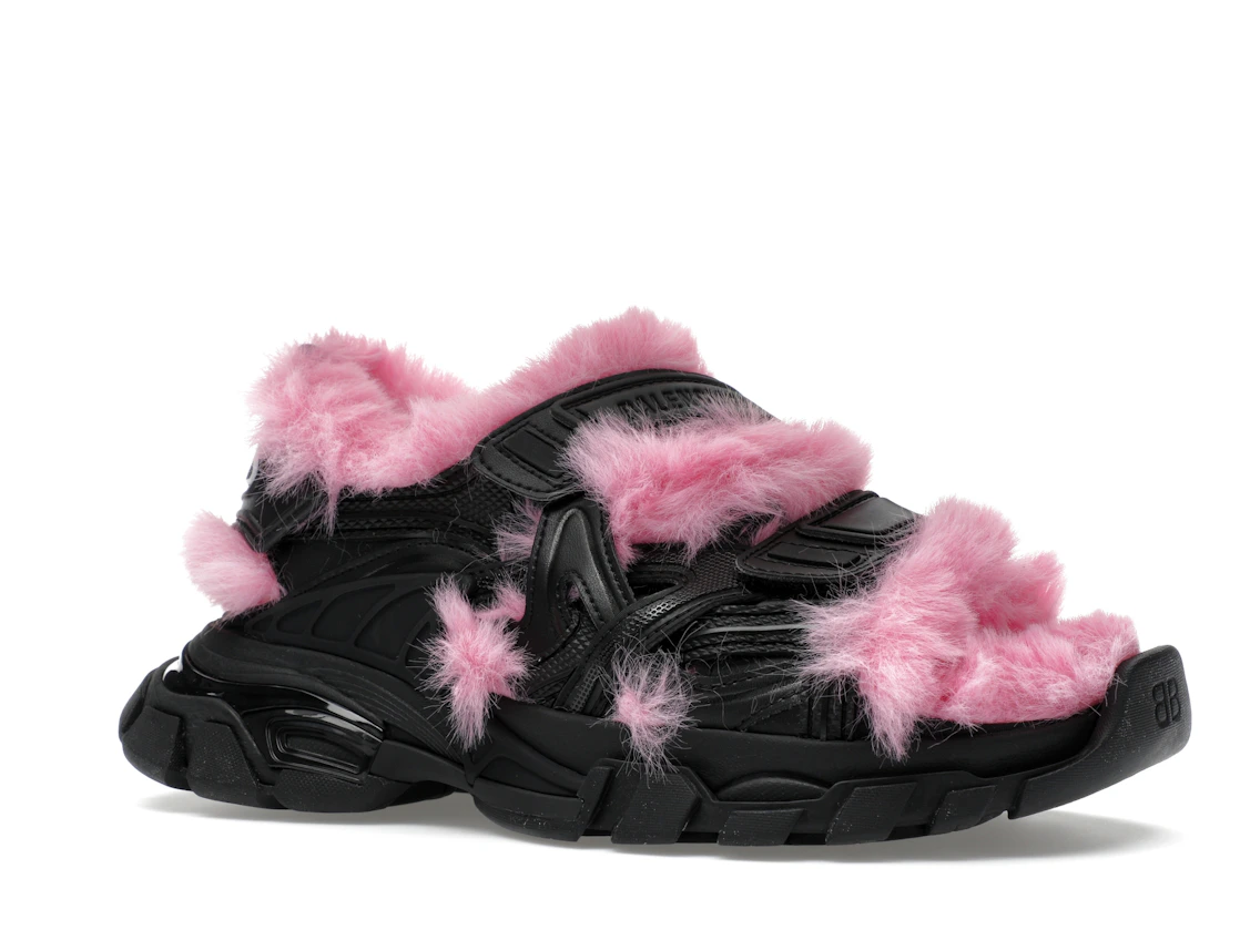 Vue 4 de Balenciaga Track Sandals Black 