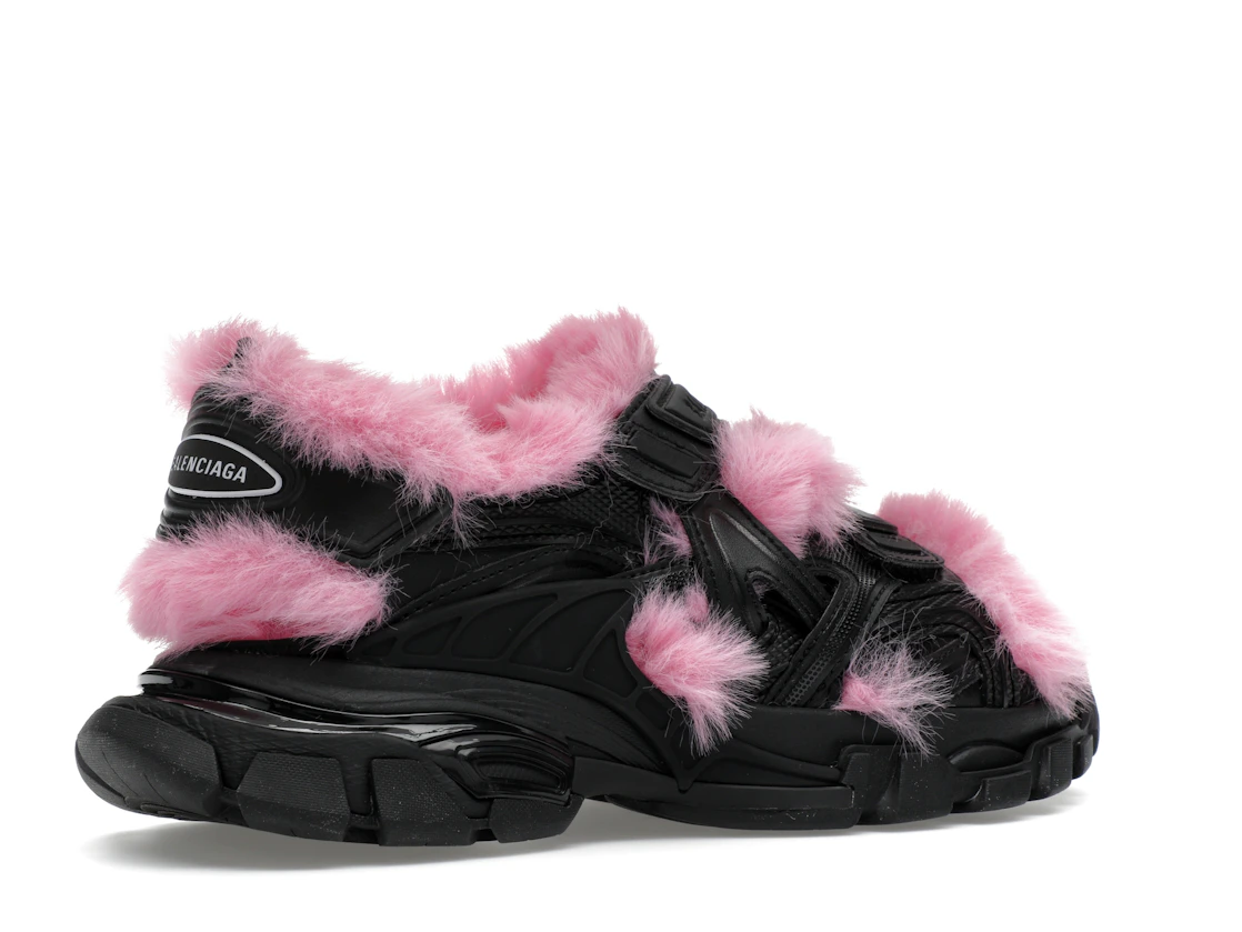Vue 34 de Balenciaga Track Sandals Black 