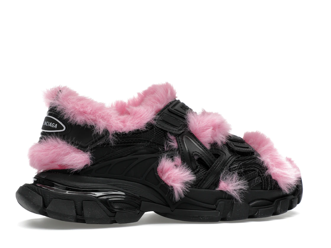 Vue 35 de Balenciaga Track Sandals Black 