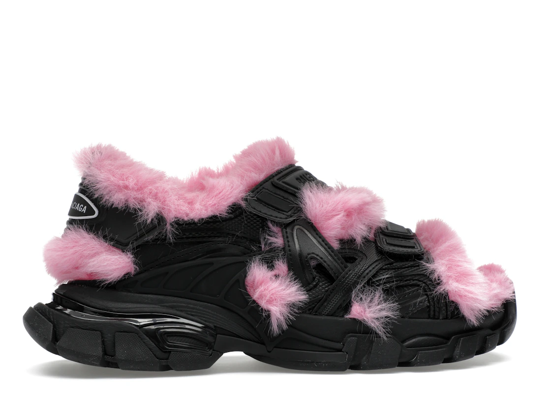 Vue 36 de Balenciaga Track Sandals Black 