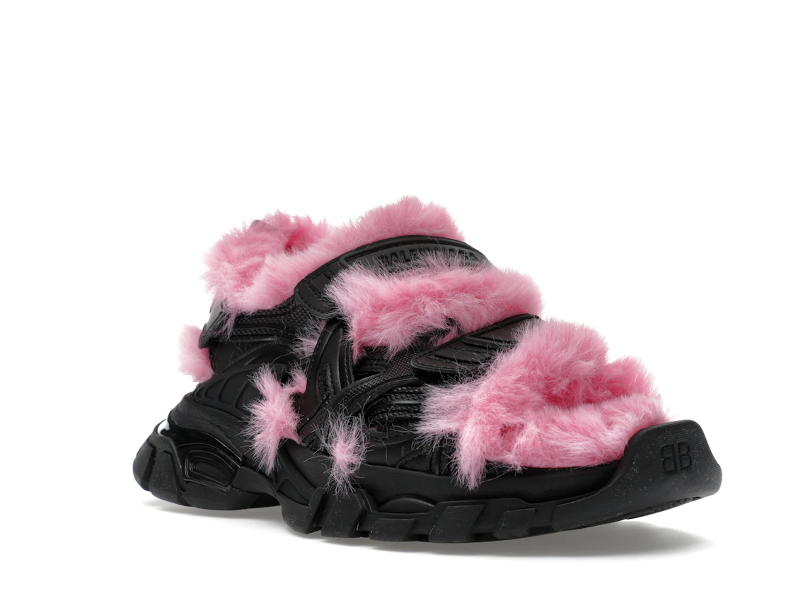 Vue 6 de Balenciaga Track Sandals Black 