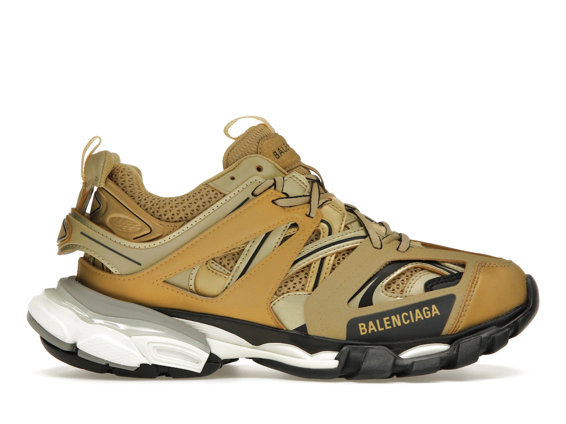 Vue 1 de Balenciaga Track Trainer Gold 