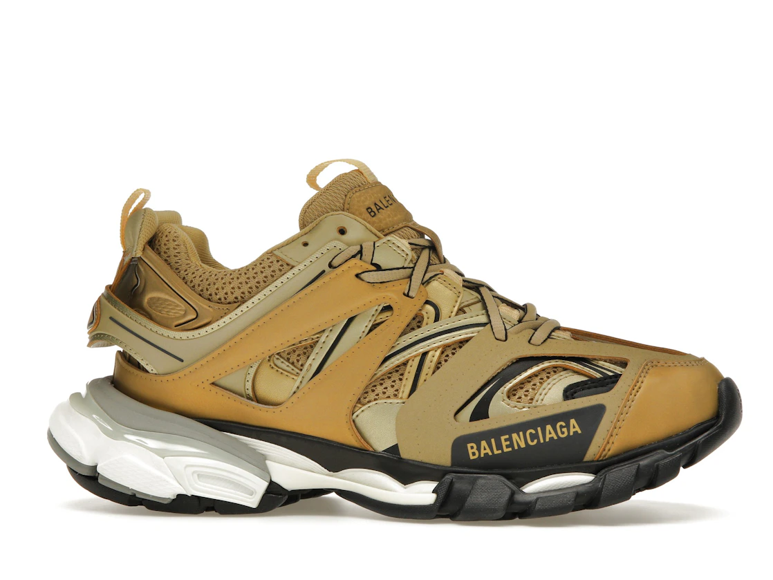 Vue 2 de Balenciaga Track Trainer Gold 
