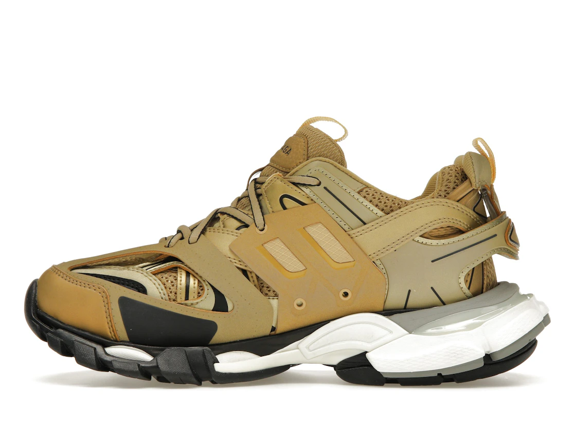 Vue 19 de Balenciaga Track Trainer Gold 