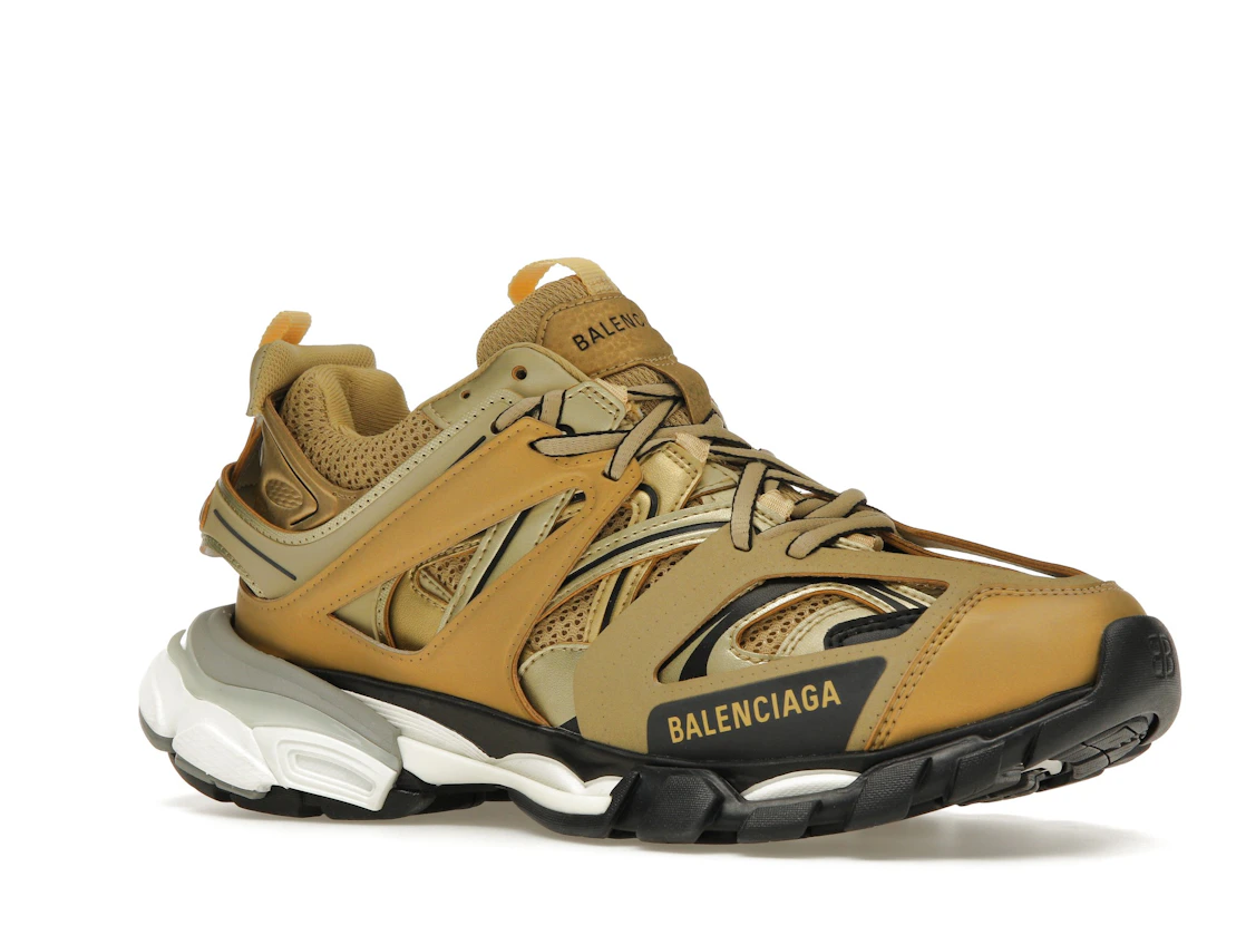 Vue 4 de Balenciaga Track Trainer Gold 