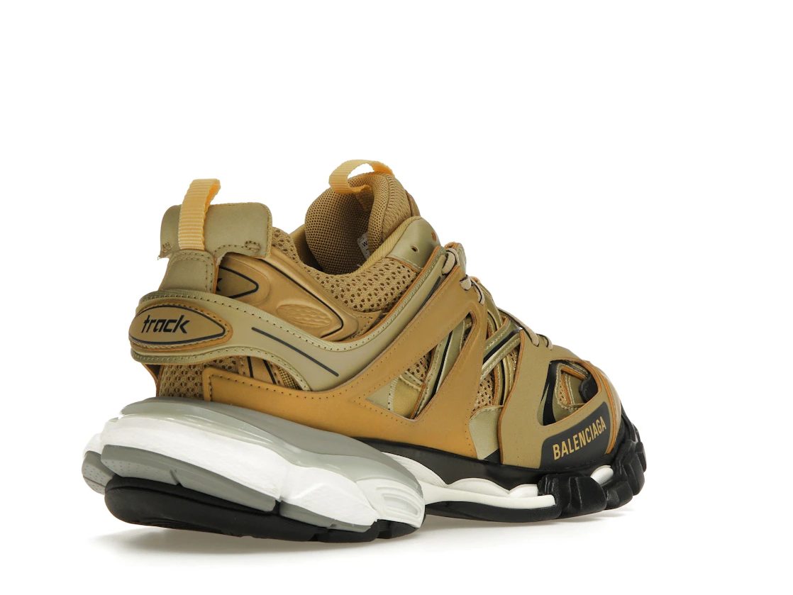Vue 32 de Balenciaga Track Trainer Gold 