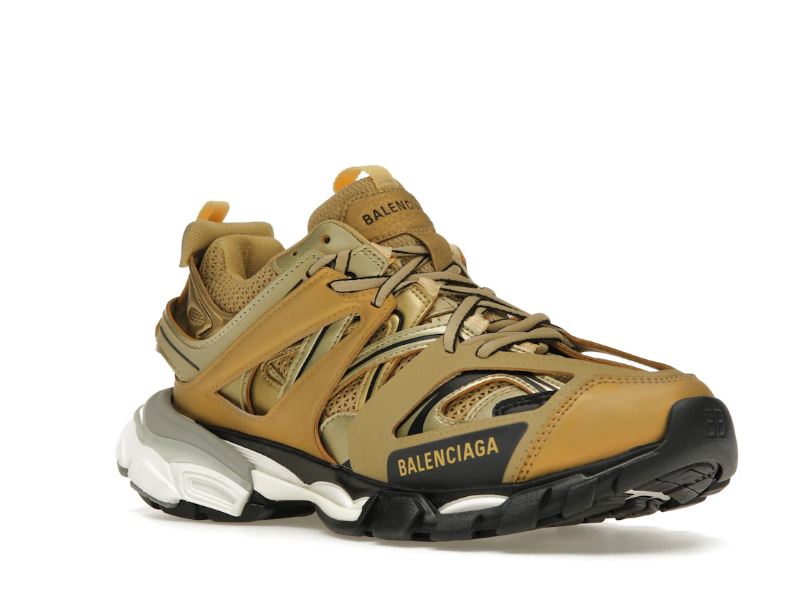 Vue 5 de Balenciaga Track Trainer Gold 