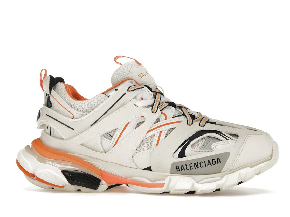 Vue 2 de Balenciaga Track White Orange 