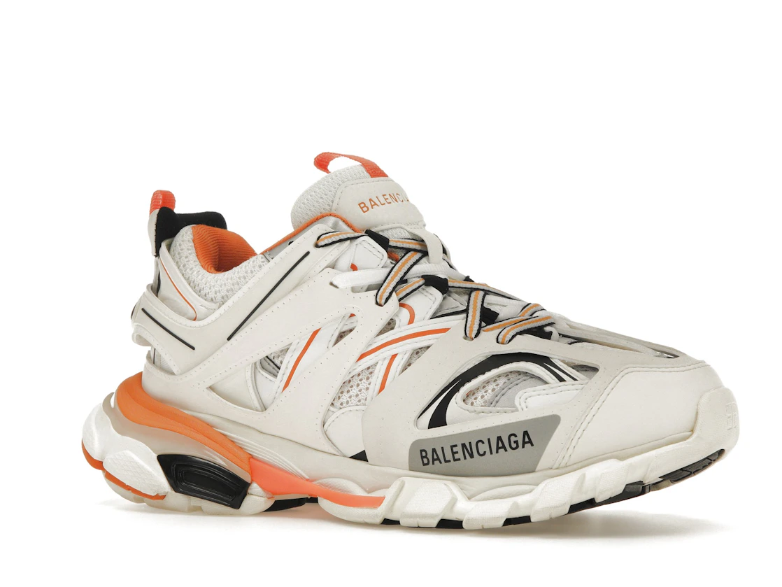 Vue 4 de Balenciaga Track White Orange 