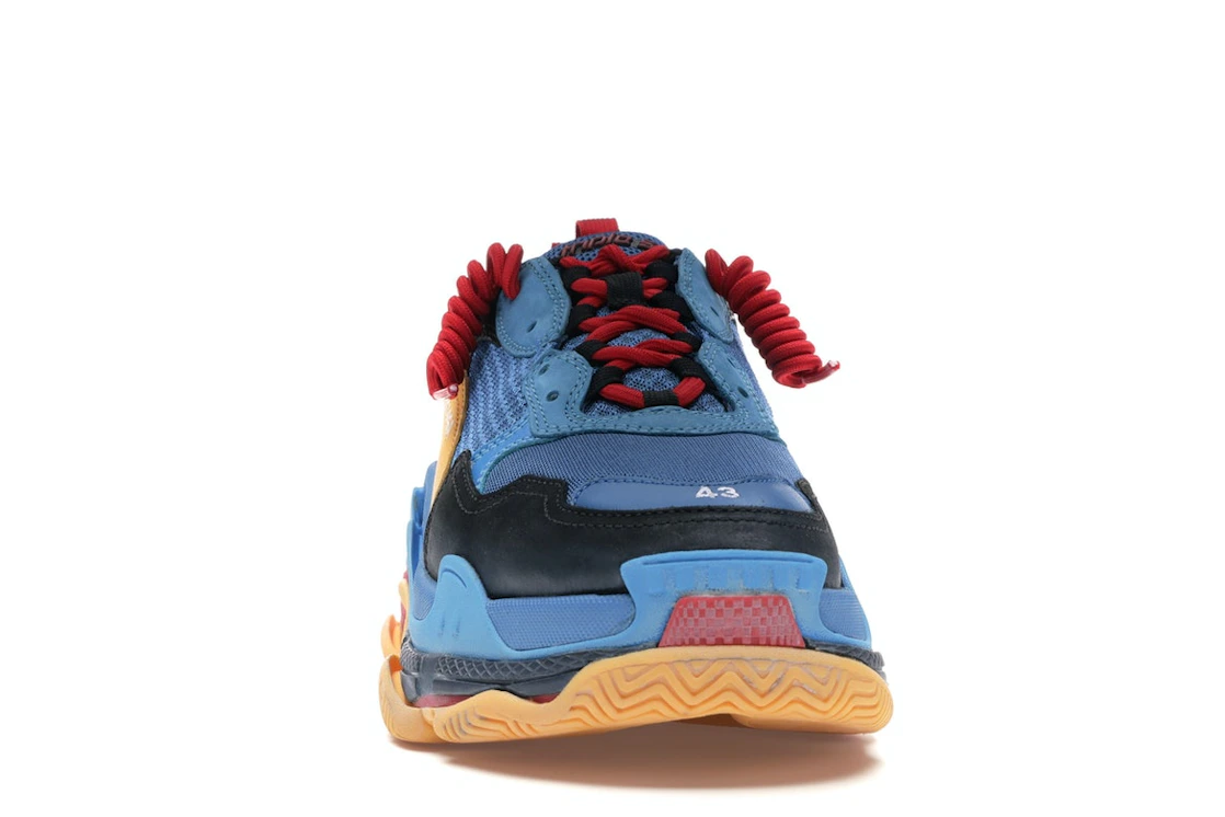 Vue 9 de Balenciaga Triple S Blue Orange Red