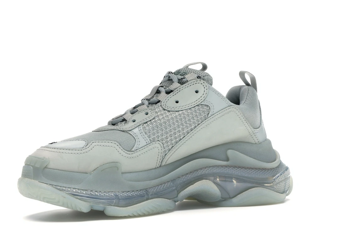 Vue 16 de Balenciaga Triple S Clear Sole Grey