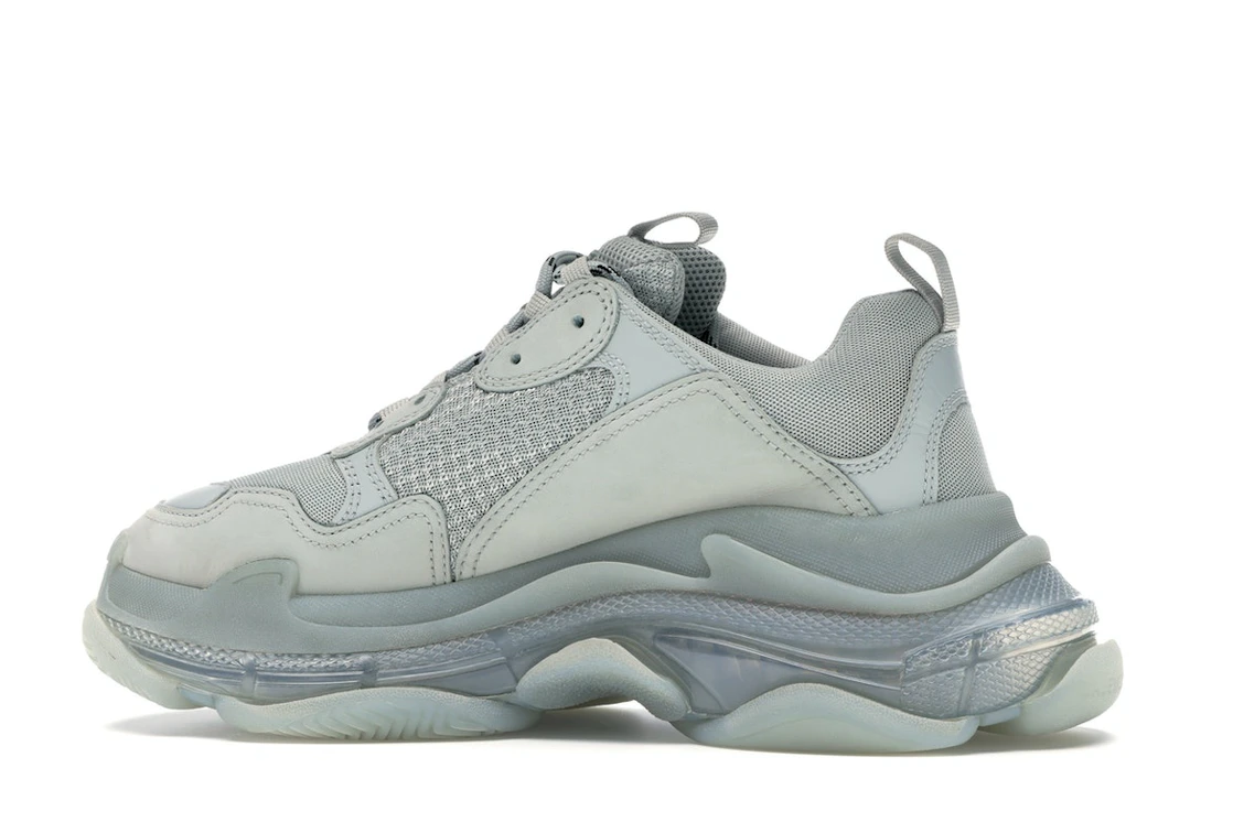 Vue 21 de Balenciaga Triple S Clear Sole Grey