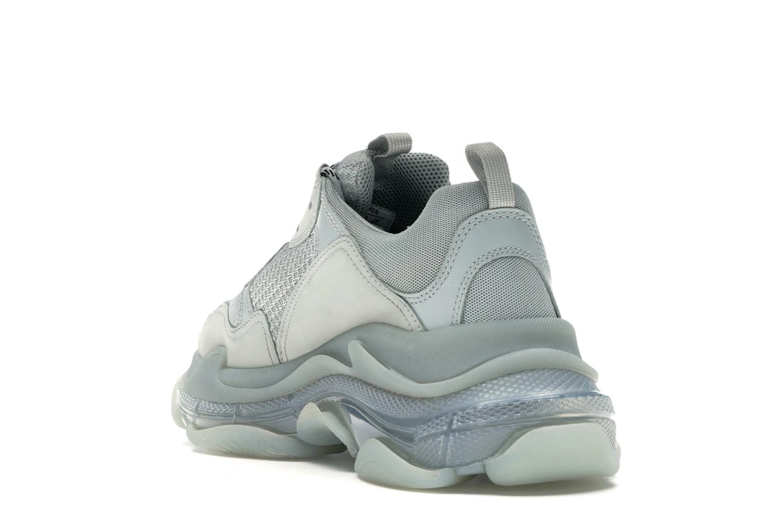 Vue 25 de Balenciaga Triple S Clear Sole Grey