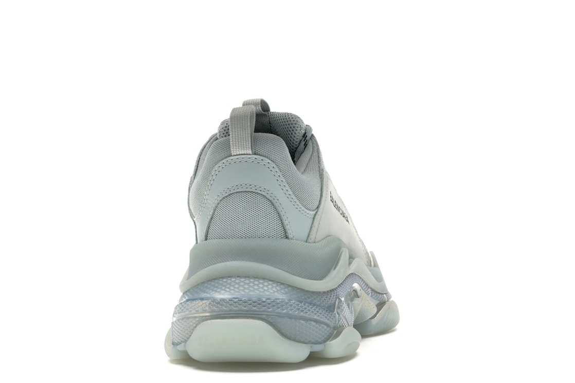 Vue 29 de Balenciaga Triple S Clear Sole Grey