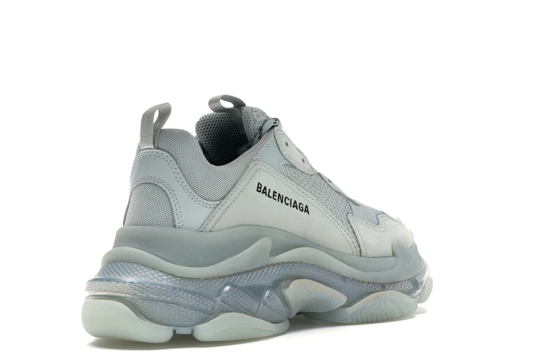 Vue 32 de Balenciaga Triple S Clear Sole Grey