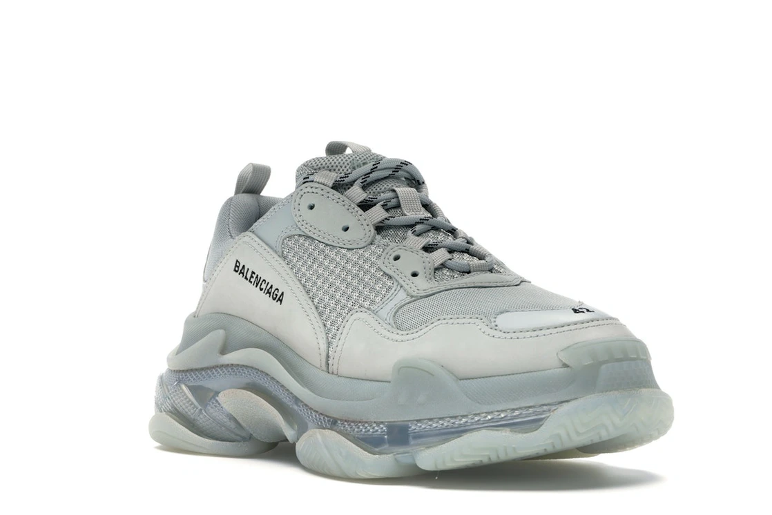 Vue 6 de Balenciaga Triple S Clear Sole Grey