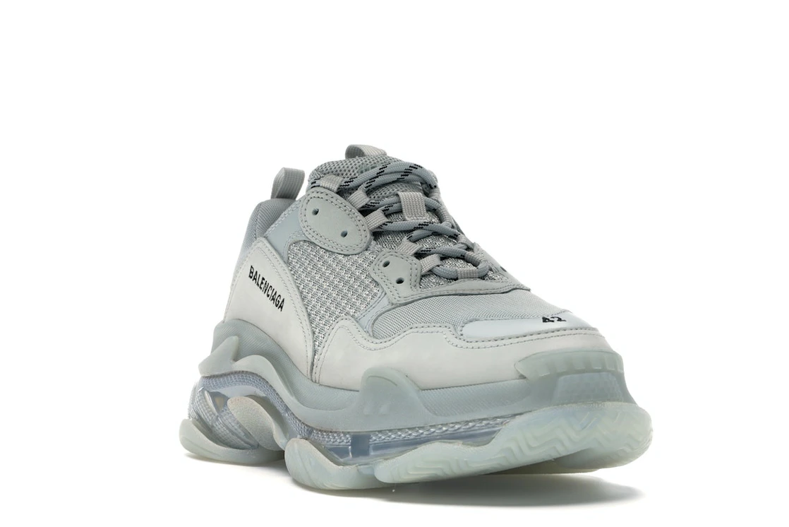Vue 7 de Balenciaga Triple S Clear Sole Grey