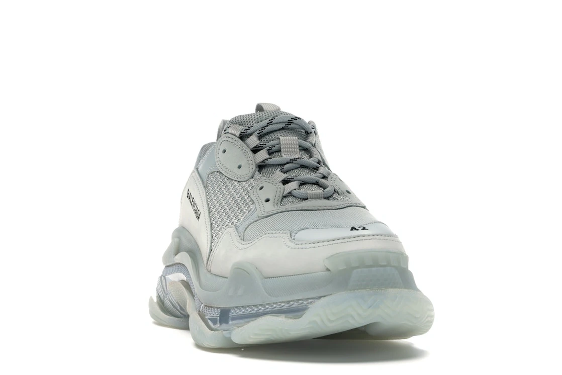 Vue 8 de Balenciaga Triple S Clear Sole Grey