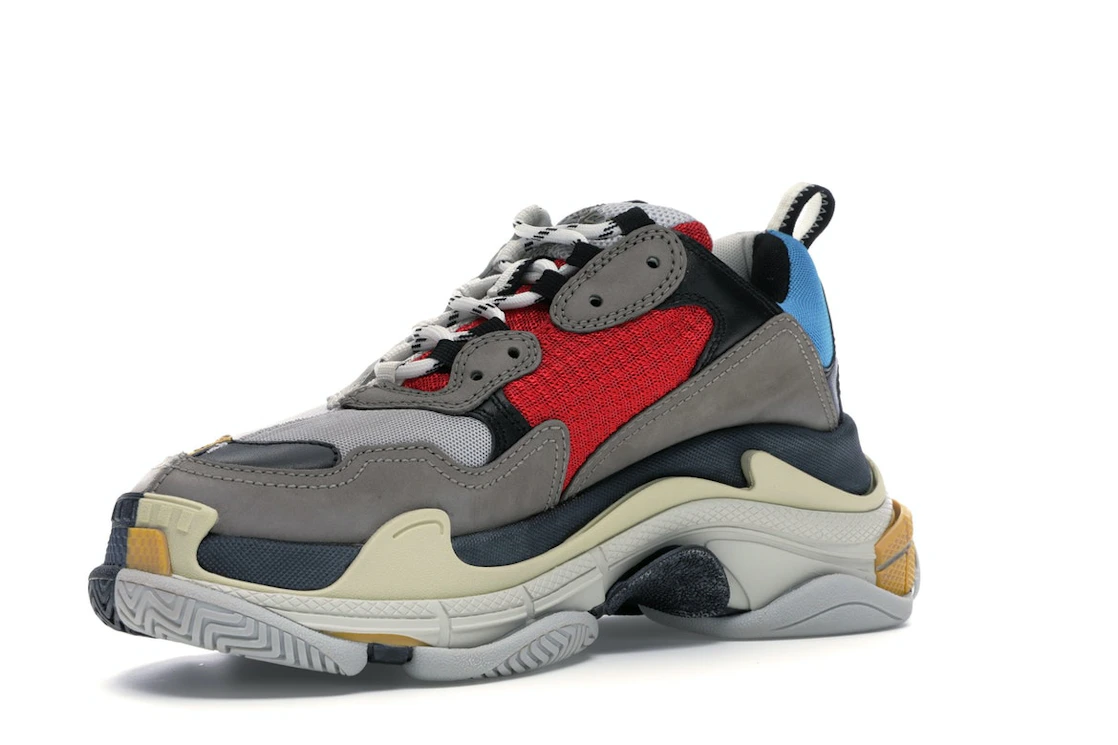 Vue 15 de Balenciaga Triple S Split White Light Grey Yellow