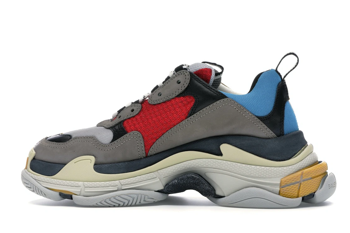 Vue 20 de Balenciaga Triple S Split White Light Grey Yellow