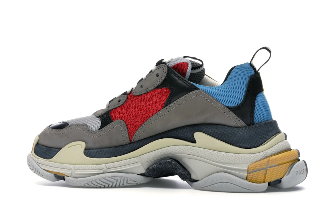 Vue 21 de Balenciaga Triple S Split White Light Grey Yellow