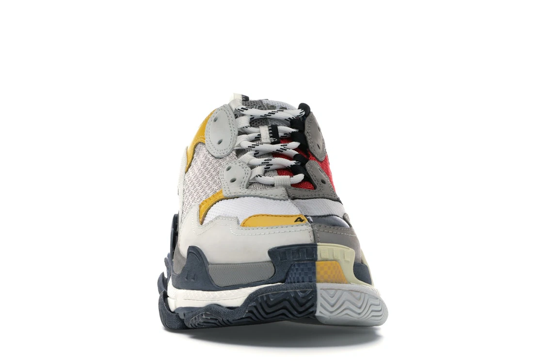 Vue 9 de Balenciaga Triple S Split White Light Grey Yellow