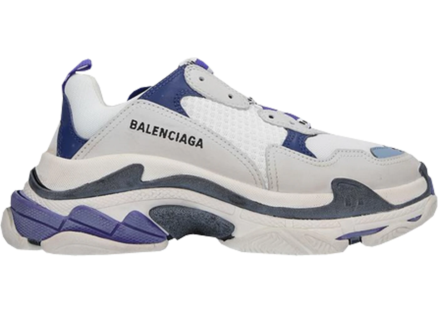 Balenciaga Triple S White Purple 