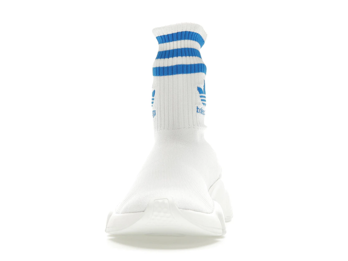 Vue 11 de Balenciaga x adidas Speed Trainer White Blue