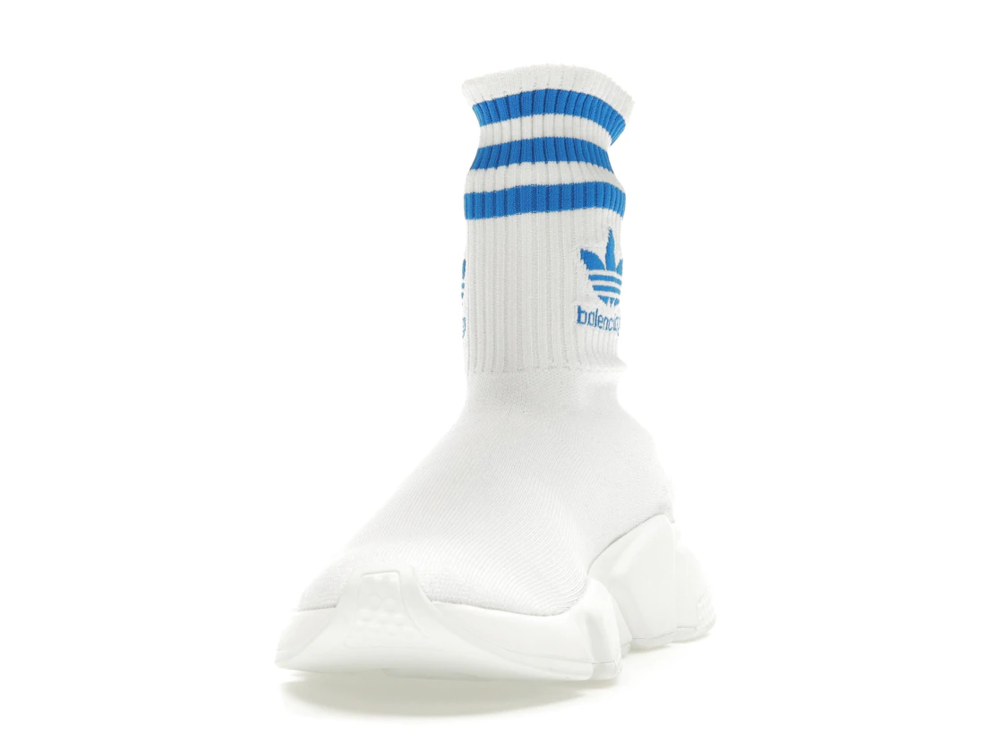 Vue 12 de Balenciaga x adidas Speed Trainer White Blue