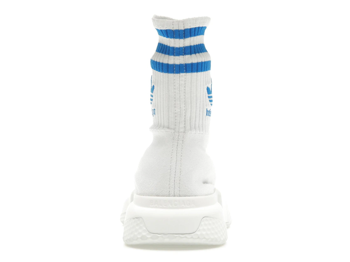 Vue 28 de Balenciaga x adidas Speed Trainer White Blue