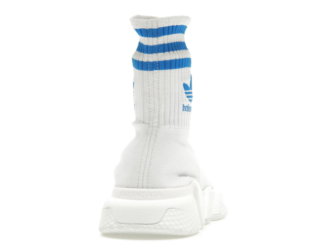 Vue 29 de Balenciaga x adidas Speed Trainer White Blue