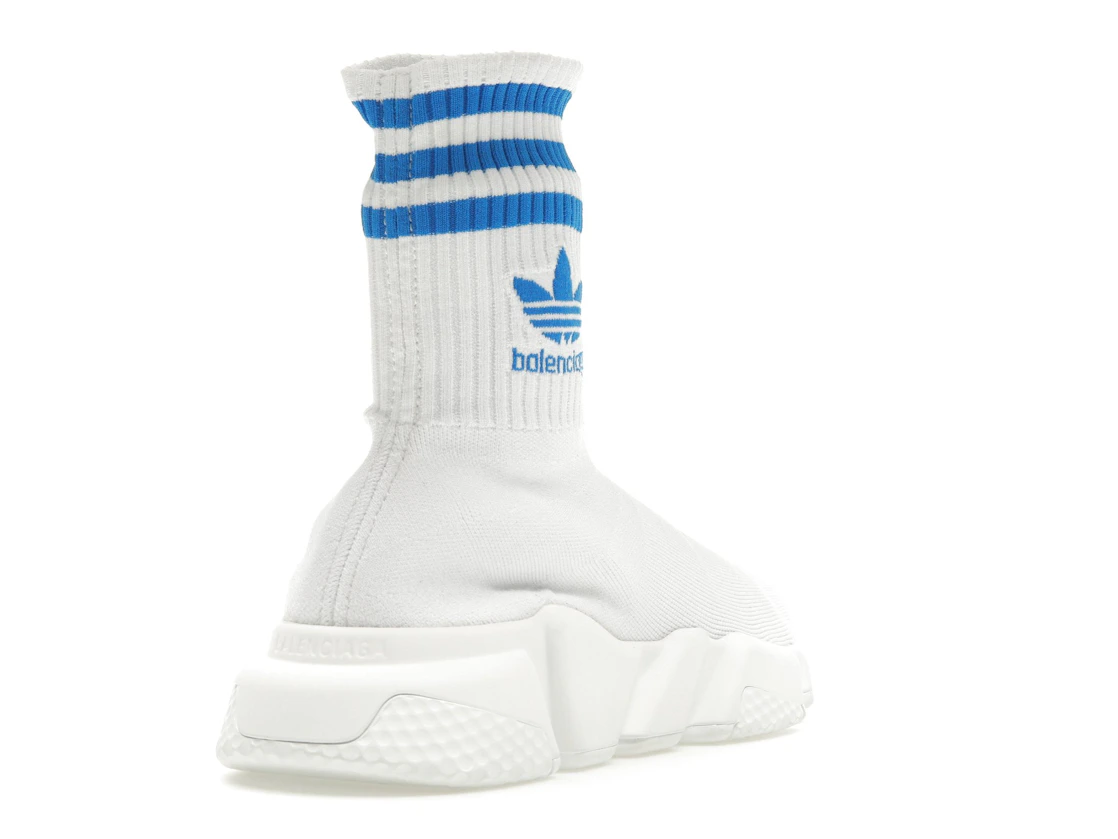 Vue 31 de Balenciaga x adidas Speed Trainer White Blue