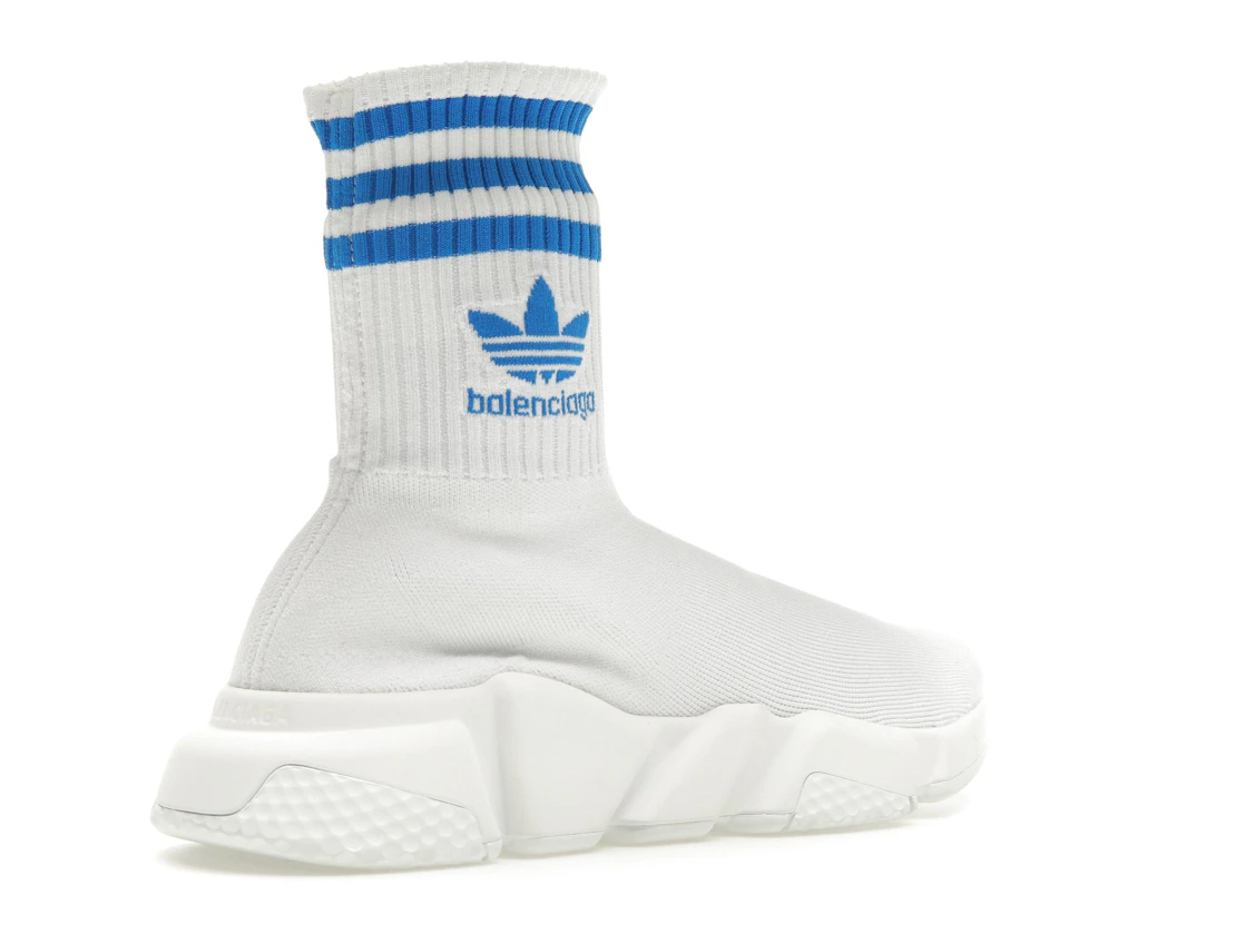 Vue 33 de Balenciaga x adidas Speed Trainer White Blue