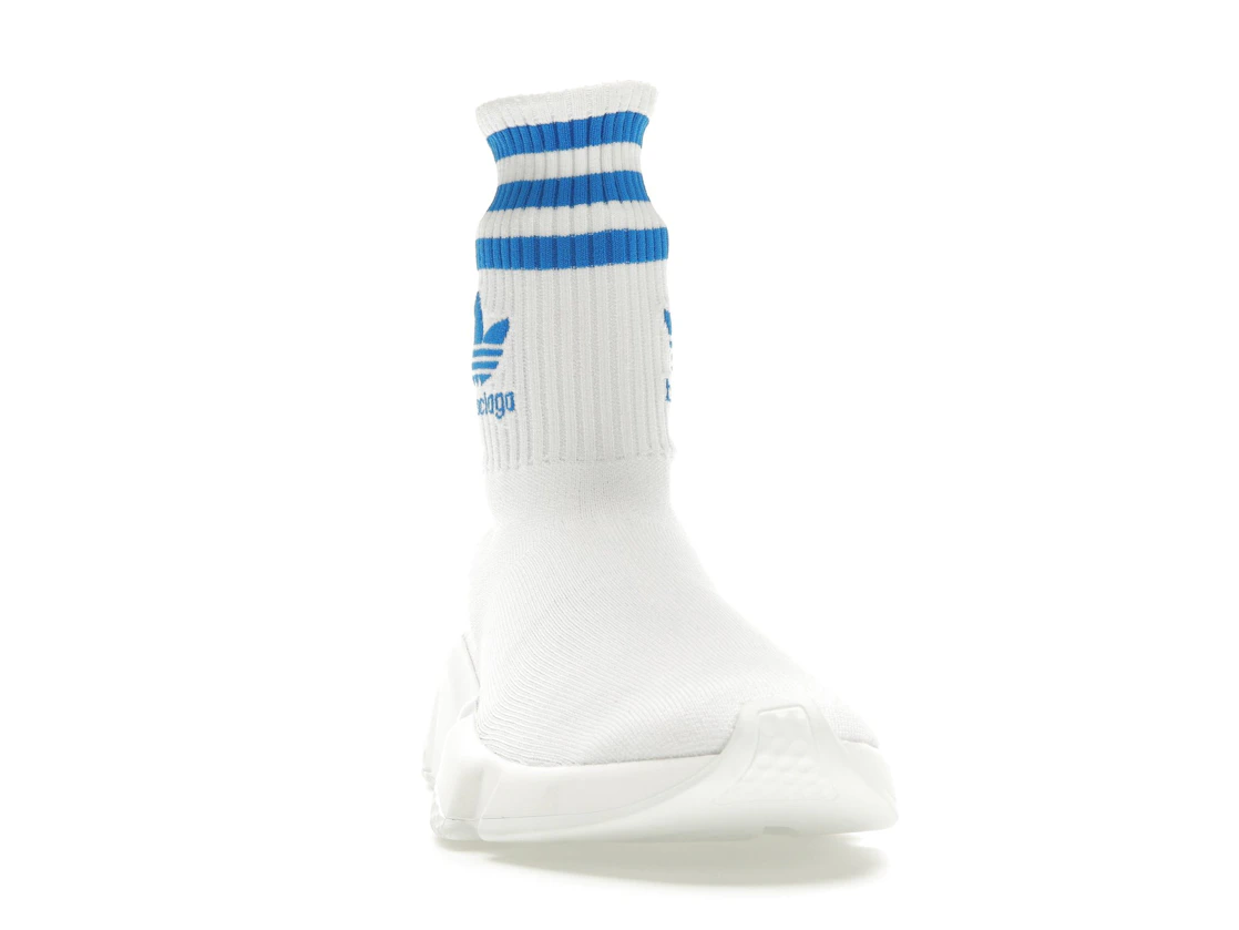 Vue 9 de Balenciaga x adidas Speed Trainer White Blue