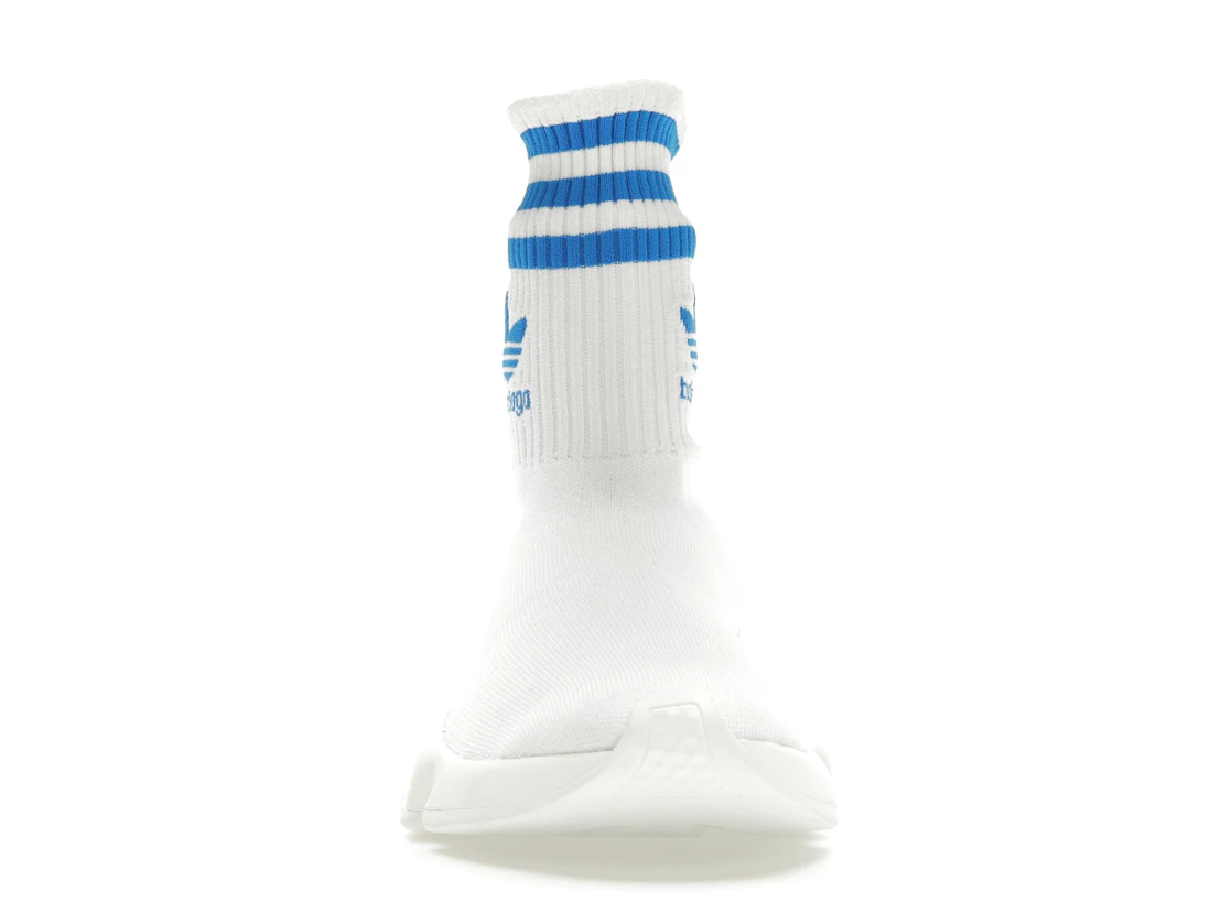Vue 10 de Balenciaga x adidas Speed Trainer White Blue