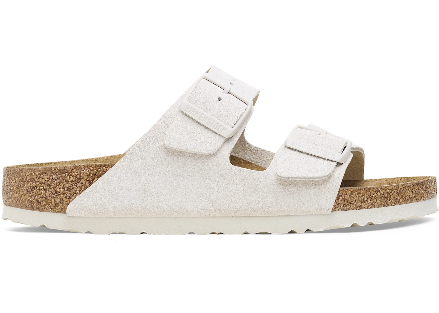 Birkenstock Arizona Suede Antique White 