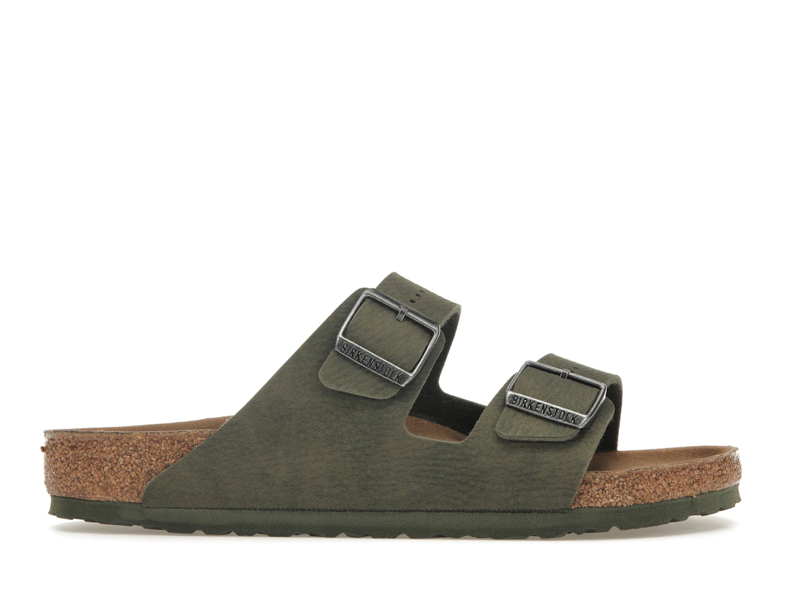 Vue 1 de Birkenstock Arizona Vegan Microfiber Desert Dust Thyme