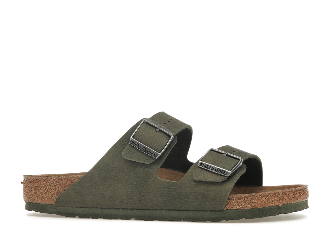 Vue 2 de Birkenstock Arizona Vegan Microfiber Desert Dust Thyme