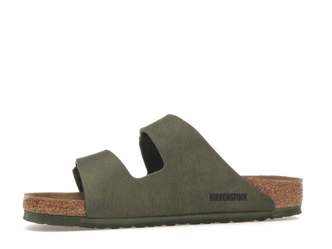 Vue 17 de Birkenstock Arizona Vegan Microfiber Desert Dust Thyme