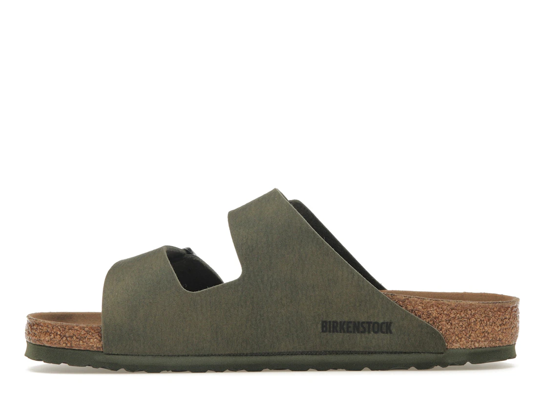 Vue 19 de Birkenstock Arizona Vegan Microfiber Desert Dust Thyme