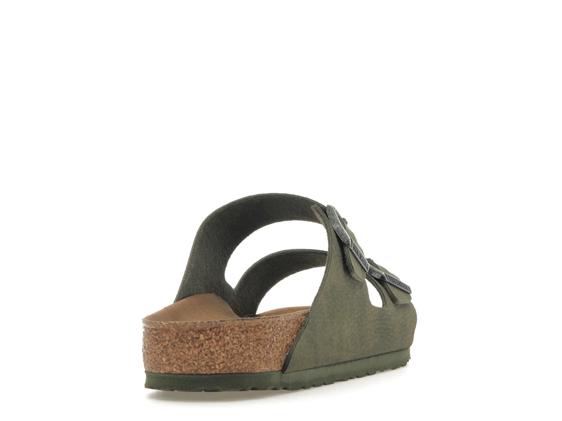 Vue 30 de Birkenstock Arizona Vegan Microfiber Desert Dust Thyme
