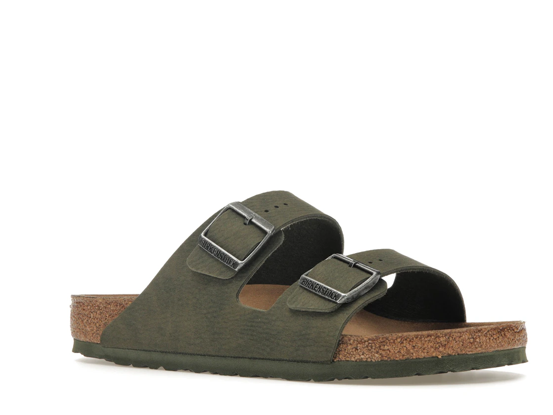 Vue 4 de Birkenstock Arizona Vegan Microfiber Desert Dust Thyme