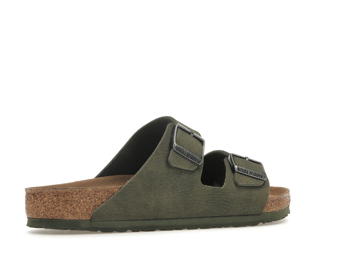 Vue 34 de Birkenstock Arizona Vegan Microfiber Desert Dust Thyme