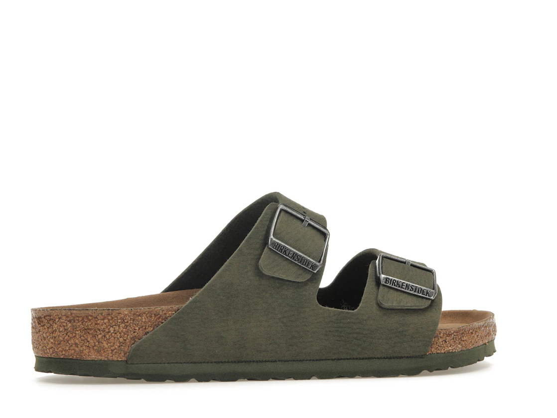 Vue 35 de Birkenstock Arizona Vegan Microfiber Desert Dust Thyme