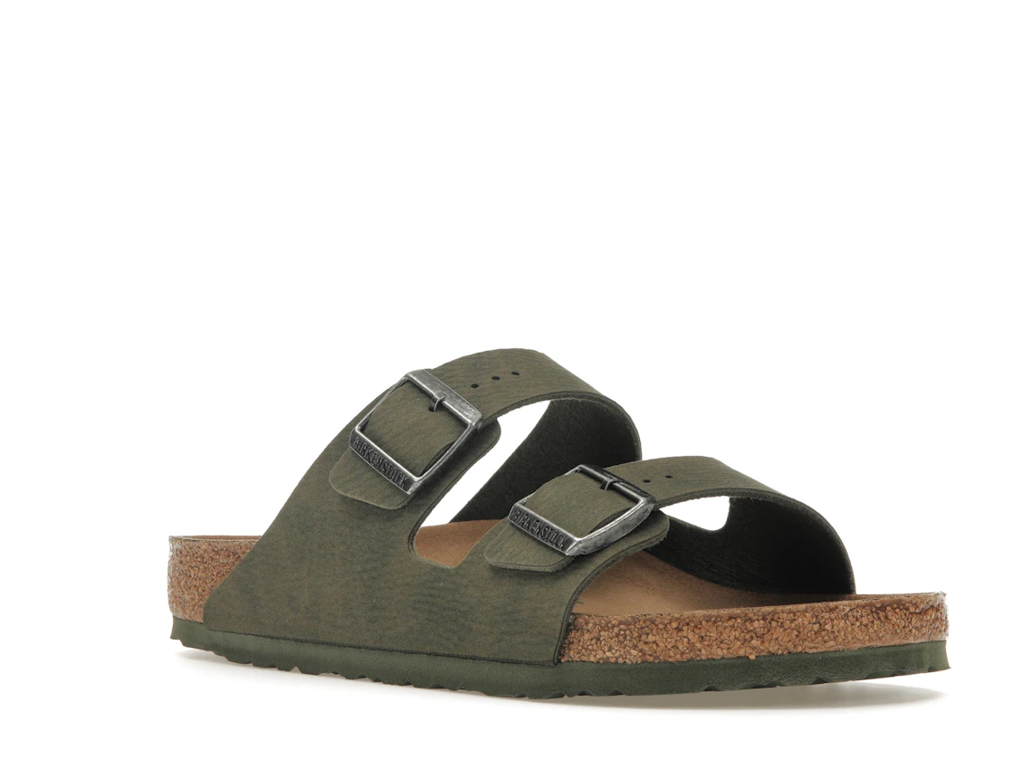 Vue 5 de Birkenstock Arizona Vegan Microfiber Desert Dust Thyme
