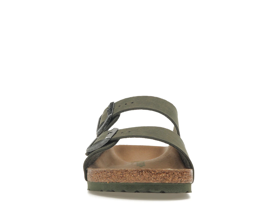 Vue 10 de Birkenstock Arizona Vegan Microfiber Desert Dust Thyme