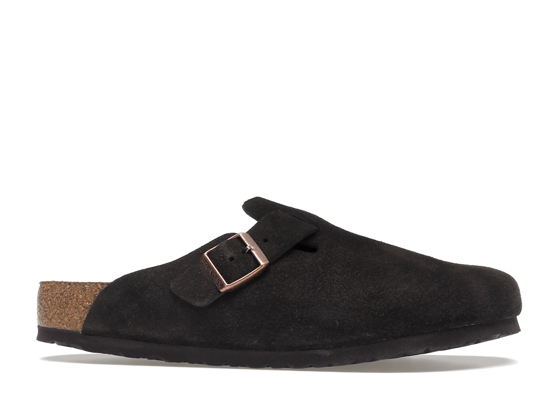 Vue 2 de Birkenstock Boston Soft Footbed Suede  Mocha