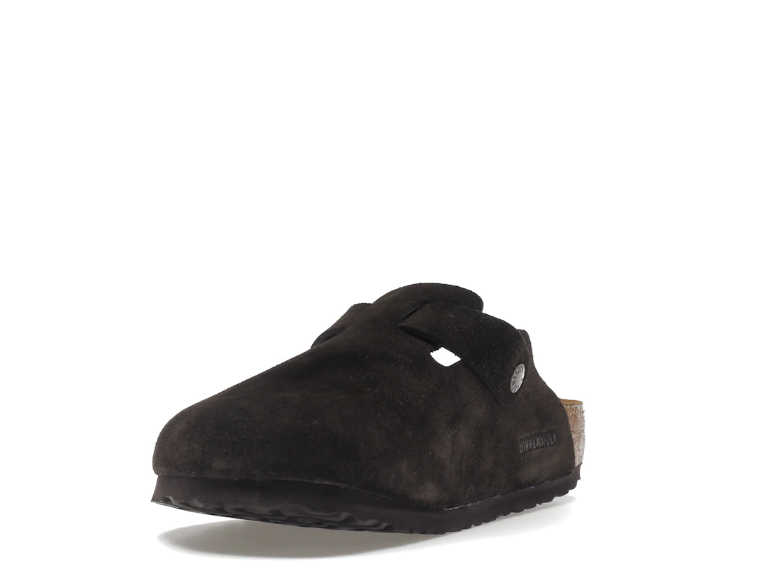 Vue 13 de Birkenstock Boston Soft Footbed Suede  Mocha